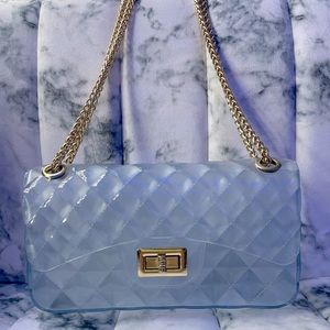 Jelly crossbody 🅿️urse/Gold chain